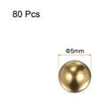 thumbnail image 2 of Unique Bargains Boules de Roulement en Laiton Massif de Précision 5mm pour Roulements Valves Décoration Lot de 80, 2 of 5