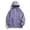 Purple, variant on dzxyzu Hoodies Jacket For Mens Casual Loose Long Sleeve Zip-up Sweatshirt Jacket with Zipper Pockets