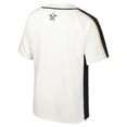 thumbnail image 3 of Men's Colosseum Cream Vanderbilt Commodores Ruth Button-Up Baseball Jersey, 3 of 3