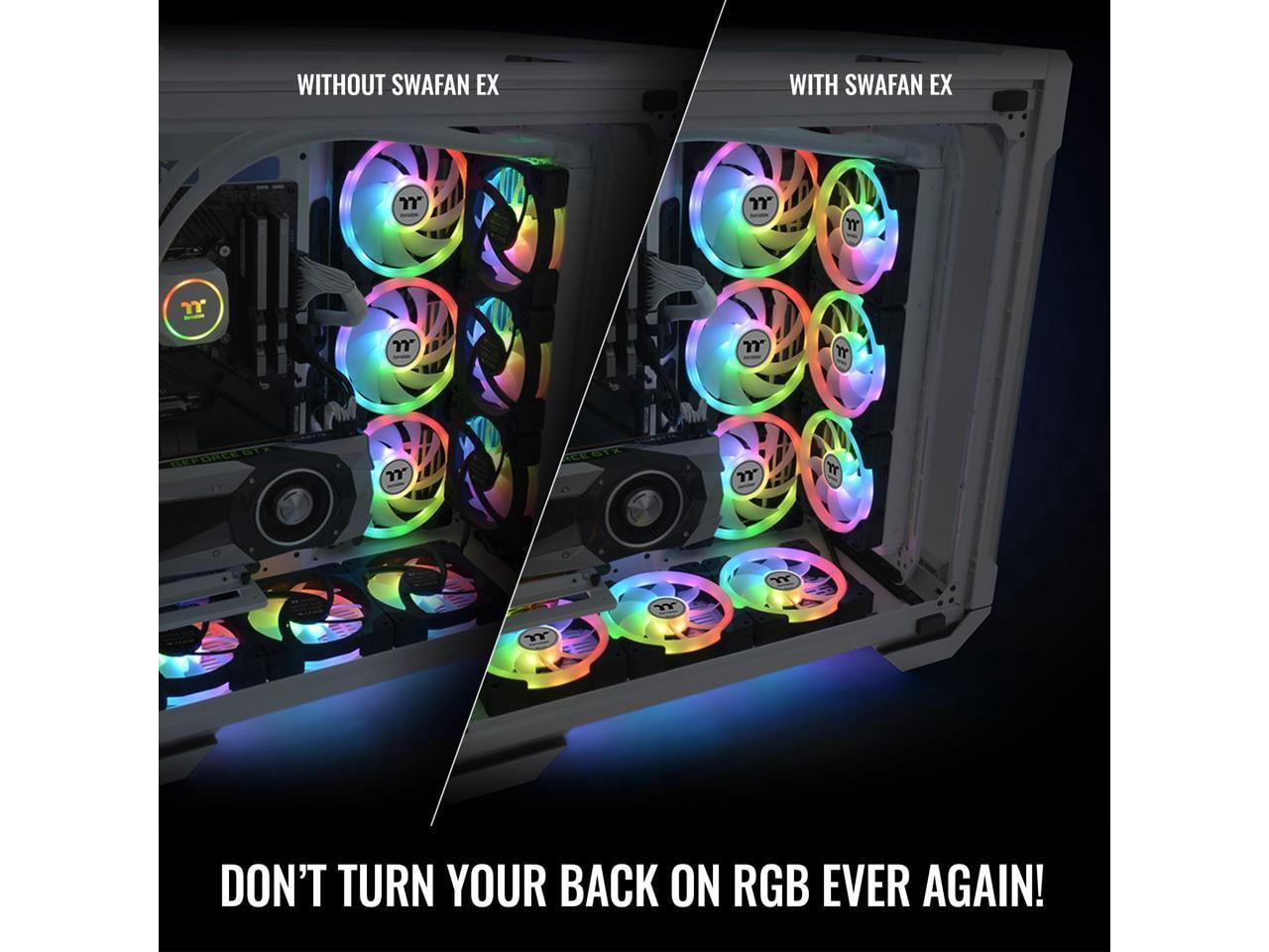 美品　thermaltake SWAFAN EX12 ARGB Sync b4f0a165-b5d1-4fe5-90c5-
