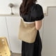 thumbnail image 3 of Bolso de paja de verano para mujer, Bolso tejido, Bolso de mano de malla, Bolso de hombro Vintage (blanco), 3 of 6