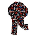 thumbnail image 2 of Super Mario Big Boys Two-Piece Pajama Set Male, Black, Size: 8, Super Mario Bros., 2 of 3