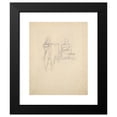 thumbnail image 2 of Paul Gavarni 12x14 Black Modern Framed Museum Art Print Titled - Study for Book Illustration (‘Physiology of the Tailor’), 2 of 5