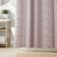 thumbnail image 5 of Watercolor Botanical Woven Textured Fabric Shower Curtain, 70" x 72", 5 of 5