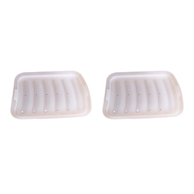 Advancent Molde para perros calientes: distribución uniforme del calor para salchichas cocidas Latas y moldes para muffins y cupcakes Silicona a Type4 NO4