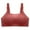 Wine, variant on Tbopshirt Wireless Bras for Women Plus Size,Stretch Push-Up Womens Bras,Woman's Fashion Plus Size Wire Free Comfortable Push Up Bra Underwear