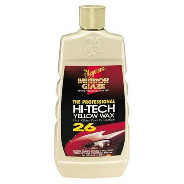 Meguiar's M26 Mirror Glaze Hi-Tech Yellow Wax - 16 oz. - Walmart.com ...