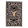 thumbnail image 3 of Unique Loom Taftan Collection Area Rug - Oasis (4' 1" x 6' 1" Rectangle Gray/Cream), 3 of 7