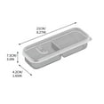 thumbnail image 3 of HongMinWen Fridge Fresh-Keeping Compartment Organizer Box, Food Prep Containers Reusable, Divided Clear Produce Fruit Storage Containers for Food, Vegetable, 3 of 7