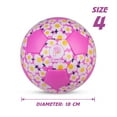 thumbnail image 7 of PP PICADOR Pink Flower Soccer Ball Size 4 for Kids Aged 6-12 Outdoor Sports Training, 7 of 7