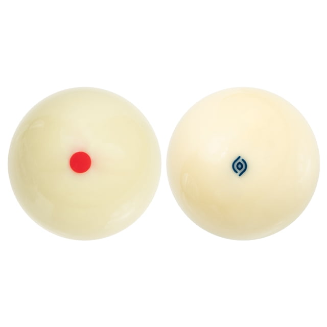 Miangastore 2Pcs Professional Billiard Balls Wear-resistant Pool Balls Replaceable Billiard White Balls (Mixed Style)
