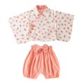 thumbnail image 4 of NIEWTR Toddler little Girl Bell Bottoms Tunic Floral Outfits Ruffle Long Sleeve Fall Winter Clothes Set (9-12 Months,Pink), 4 of 9
