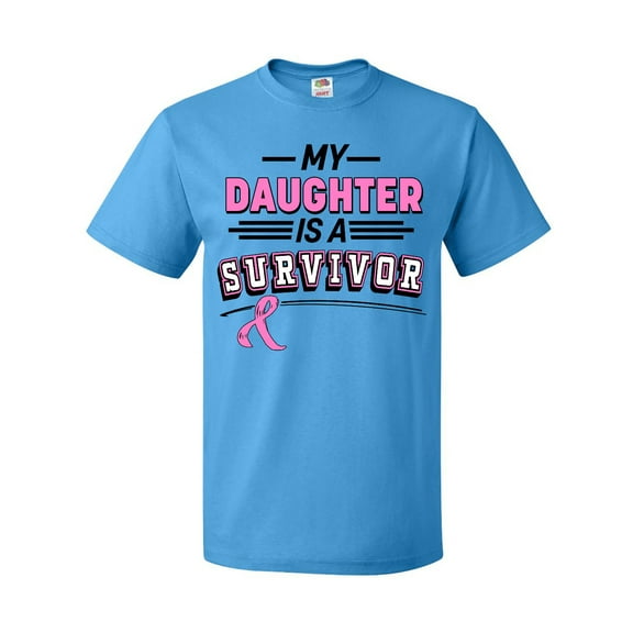 Inktastic My Daughter is a Survivor Breast Cancer Awareness T-Shirt