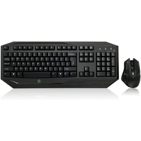 IOGEAR Kaliber Gaming Wireless Gaming Keyboard and Mouse Combo, Black
