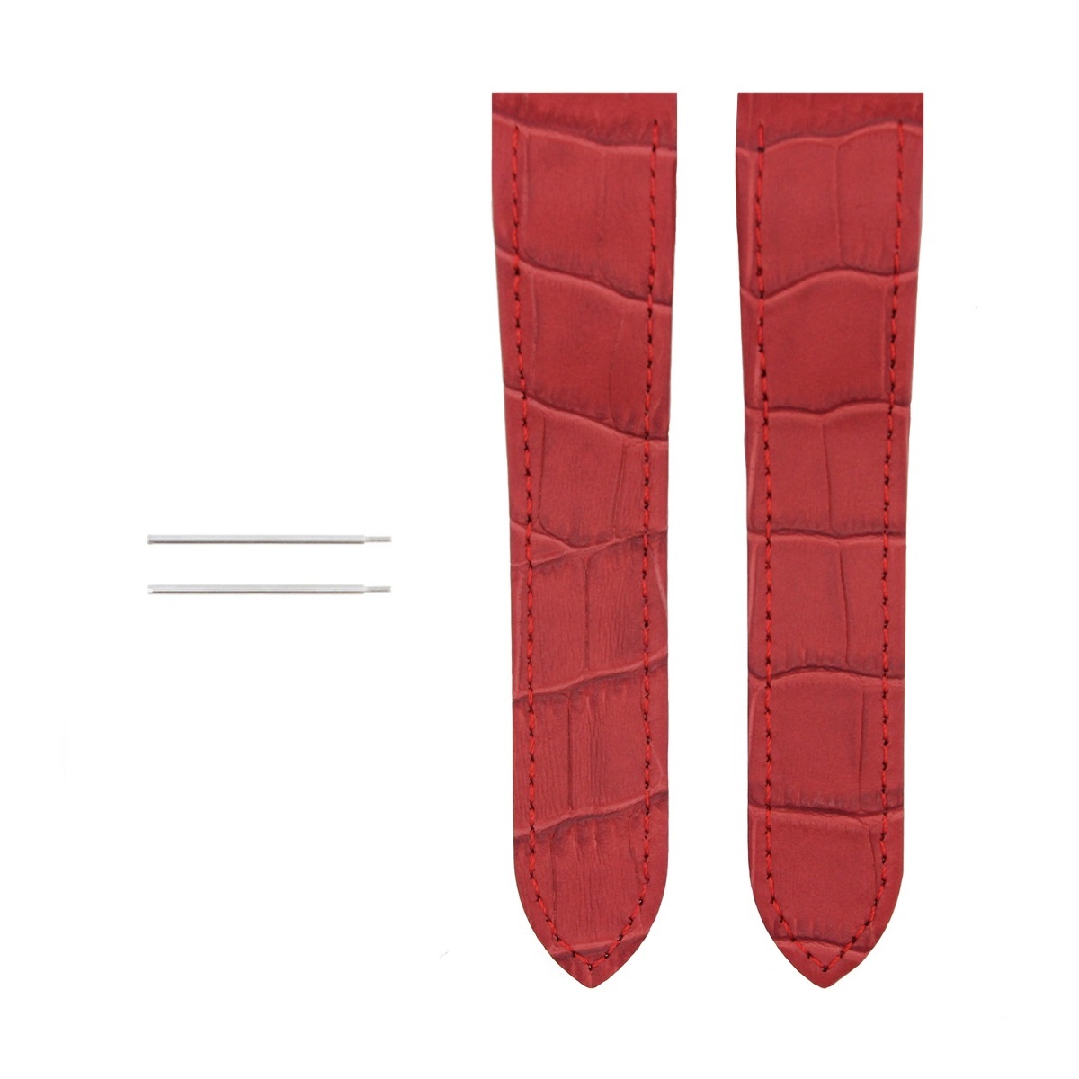 COMPLETE LEATHER STRAP BAND FOR CARTIER 