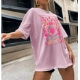 thumbnail image 7 of MOUSYA Cute Spring T-shirt Womens Floral Graphic Tees Oversized Vintage Wildflower Shirt Summer Plant Tops, 7 of 7