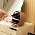 thumbnail image 1 of Unbeatable Value,Compact Makeup Display Case, 4 Slot Vanity Organizer, Acrylic Material, For Bathroom Countertop, Bedroom Vanity Storage, Cosmetics Organizer, Travel Ready, Clear View Storage, 1 of 8