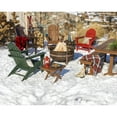 thumbnail image 3 of POLYWOOD Vineyard Outdoor Adirondack Chair in Teak, 3 of 5
