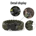 thumbnail image 3 of Juego de pulsera Estrela para hombres y mujeres, pulseras de cuerda trenzada con cordón de paracaídas para supervivencia de emergencia al aire libre, 3 of 5