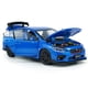 thumbnail image 4 of 2016 Impreza Wrx Sti S207 Coches modelo fundido a presión Coche de juguete deportivo de carreras Vehículos fundidos a presión de metal para niños a escala 1/32 con luz 4 puertas Capó abierto y maleter, 4 of 5
