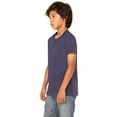 thumbnail image 3 of Bella Canvas Jersey Short-Sleeve Tee 3001Y, S, Navy, 3 of 3