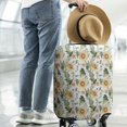 thumbnail image 2 of Leaf Orange Flower Corn Sunflower Pattern Luggage Cover Fashion Suitcase Cover Baggage Covers Fit 25-28 Inch Luggage (Go Travel), 2 of 5