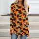 thumbnail image 2 of Blusa suelta informal de manga larga con cuello redondo para mujer, camisas con estampado de Halloween Fridja  czfsfas3130, 2 of 5