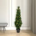 thumbnail image 4 of Vickerman 4' Artificial Potted Green Cedar Tree.., 4 of 5