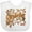 AA-White, variant on Inktastic Oktoberfest Banner with Orange Autumn Leaves Boys or Girls Baby Bib