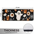 thumbnail image 5 of Kitchen Rugs Sets Of 2,Halloween Ghosts and Spooky Elements Anti Fatigue Kitchen Mat Rugs Non Slip Washable,Decorative Kitchen Floor Mats for Kitchen,Sink,Laundry,17"x47"+17"x47", 5 of 5