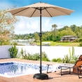 thumbnail image 2 of Topeakmart 45 lb Outdoor Patio Rolling Market Umbrella Base Stand, Black, 2 of 6