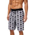 thumbnail image 1 of Speedo Mens Geo Diamond E-Board Swim Bottom Board Shorts, Blanco, Pequeño, 1 of 1