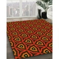 thumbnail image 3 of Ahgly Company Machine Washable Indoor Square Transitional Cranberry Red Area Rugs, 8' Square, 3 of 7