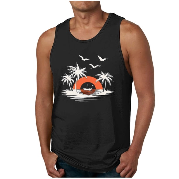 Camisetas de Algodón para Hombres Impresa Camiseta de Manga Larga, Mezcla de Poliéster de Algodón para el Uso Casual Diario