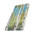 thumbnail image 2 of SUNENAT Birch Trees Forest Canvas Prints Wall Art Wood Framed Abstract Canvas Paintings for Wall and Home Decor, 20" x 24", 2 of 4