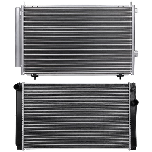cciyu Aluminum Radiator Replacement 2013-2018 for Toyota for RAV413383 radiator;8012891, 164000V030, RAD13383, TO3010341