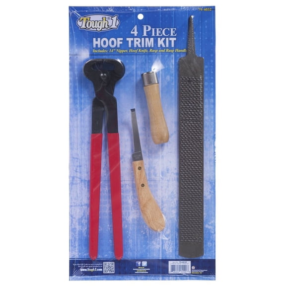 Farrier Hoof Trim Tool Kit 4 Piece