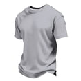 thumbnail image 3 of T-Shirts à Manches Courtes en Tricot pour Garçons, Col Rond Uni, Hauts d'Été Décontractés, 3-14 Ans, 3 of 5