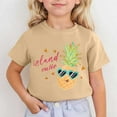thumbnail image 2 of HNMKIU T-Shirt à Manches Courtes Imprimé Mignon pour Filles - Adorable Haut à Col Rond pour Usage Quotidien et Activités, 2 of 4