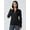 Black, variant on TRYSIL Women's Fleece Jacket Hoodie Athletic Warm Full-Zip Polar Soft Long Sleeve Outdoor,Size(XS-4XL)