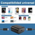 thumbnail image 2 of HTERETTW Cargador Tipo c 45W, Cargador USB C con Cable Carga Rápida, Cargador Tipo c Compatible con, 2 of 6
