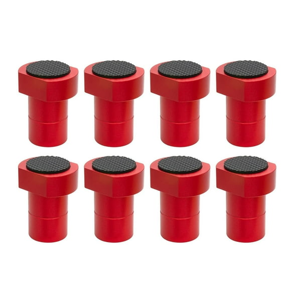 Woodworking Bench Dogs, 3/4in Fade Resistant Aluminum Alloy Versatile Bench Brake Inserts Safe Holding 8Pcs  for Sanding
