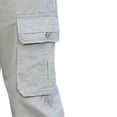 thumbnail image 6 of Men's 100% Cotton Hiking Tactical Pants Lightweight Stretch Cargo Work Pants with Multi Pocket Gray, 6 of 6