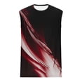 thumbnail image 5 of BADHUB Workout Tank Topsssss for Men Ray Printed Graphic Sleeveless Muscle Shirts Cut Off Graphic Tee Clearance RedL, 5 of 5