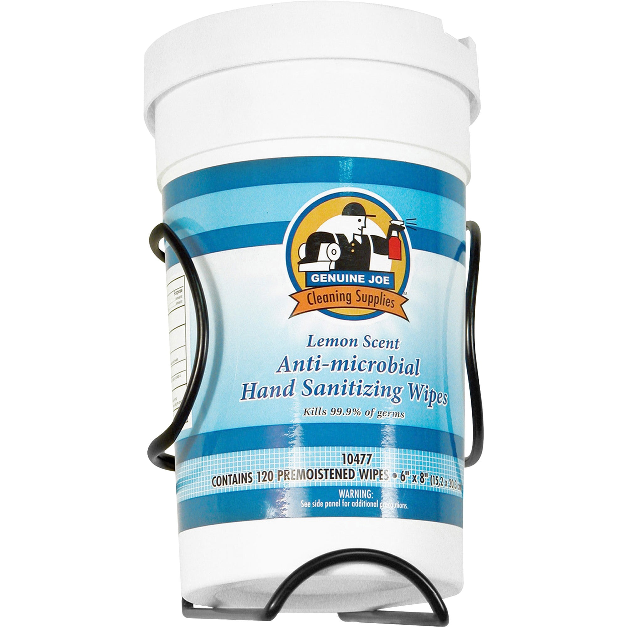 Buddy, BDY06774, Handsanitizing Wipes Canister Holder, 1 Each, Black