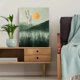 thumbnail image 5 of Qisvanset Framed Canvas Wall Art 12x16 Inch Sage Green God Is Good Baptism Digital Print Art, 5 of 5