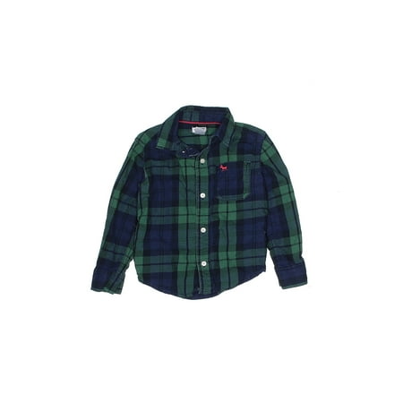 

Pre-Owned Carter s Boy s Size 3T Long Sleeve Button-Down Shirt