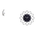thumbnail image 1 of Estatua De Resina De Pingüino Con Forma De Flor, Reloj De Pared Acrílico, Adorno Decorativo Artesanal Coleccionable Para Dormitorio, Oficina, Cafetería, Decoración De Mesa Para, 1 of 8