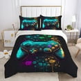 thumbnail image 2 of Home Bed Clothes Duvet Cover Esports Style Pillowcase Child Adult Color Contrast Design Bed Spreads, 2 of 6
