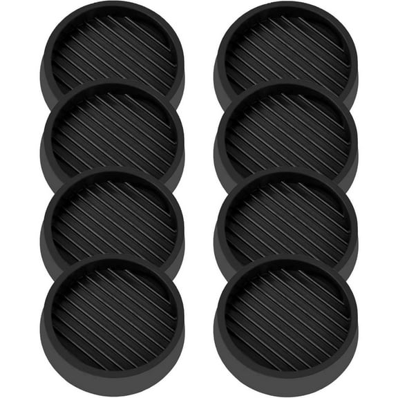 Set of 8pcs, 2-Inch Round Furniture Leg Pads, Rubber Pads Suitable for Non-Slip Use on Tables, Chairs, Sofas, And Cabinets